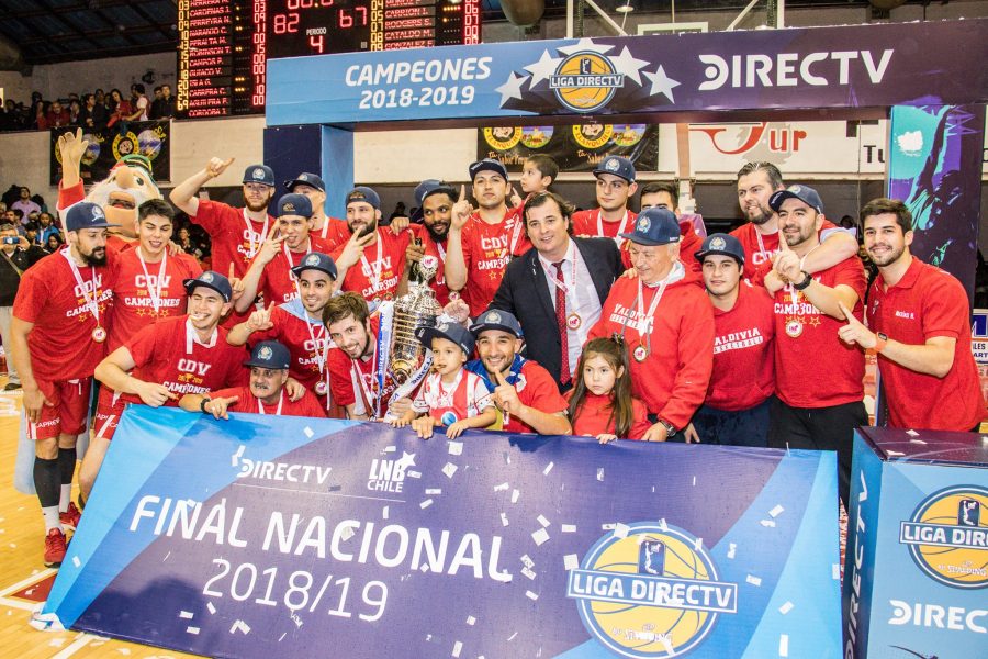 Club Deportivo Valdivia se proclamó campeón de la Liga Nacional de Basquetbol 2018-2019