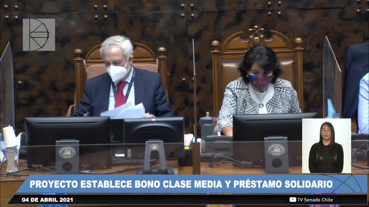 Senado despacha nuevas ayudas económicas del Gobierno tras duro debate