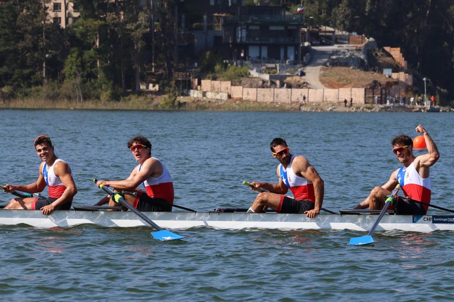 Santiago 2023: Chile abrochó su quinto oro en el cuatro sin timonel masculino